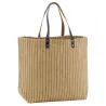 Sac à mains en jute à rayures