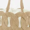Sac en jute ajouré doublé coton