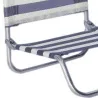 Siege plage en aluminium Basic