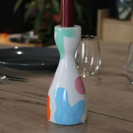 Bougeoir en céramique  Nino