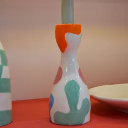 Bougeoir en céramique  Nino