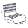 Siege plage en aluminium Basic