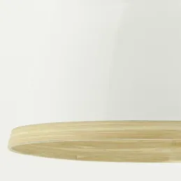 Abat-jour luminaire en bambou laqué