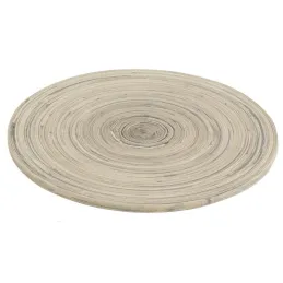 Dessous de plat en bambou naturel et noir