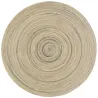 Sets de table en bambou naturel et noir (lot de 6)