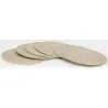 Sets de table en bambou naturel et noir (lot de 6)