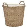 Corbeille en osier miel et coton
