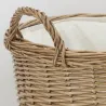 Corbeille en osier miel et coton