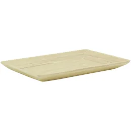 Corbeille rectangulaire en bambou naturelle