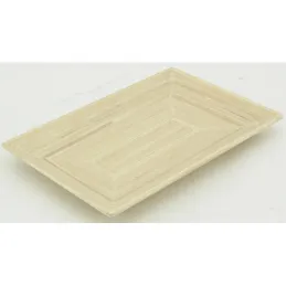 Corbeille rectangulaire en bambou naturelle