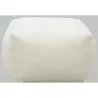 Pouf carré en bouclette