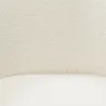 Fauteuil bois et bouclettes blanc