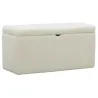 Coffre en bois et bouclettes blanc