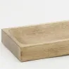 Plateau en manguier sculpté