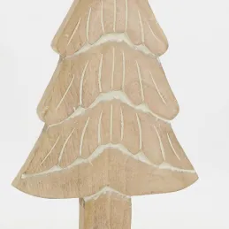 Grands sapins en manguier blanchi (lot de 2)