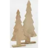 Grands sapins en manguier blanchi (lot de 2)
