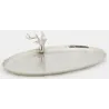 Plateaux ovales en aluminium Cerf (lot de 2)