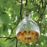 Attrape guêpes en verre chiné