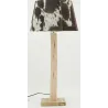 Pied de lampe en bois d'eucalyptus