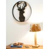 Pied de lampe en bois d'eucalyptus