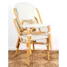 Chaise d'extérieur en rotin et résine