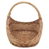 Panier à bûches en osier buff
