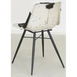 Chaise en peau de vache véritable