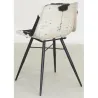 Chaise en peau de vache véritable