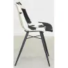 Chaise en peau de vache véritable