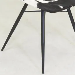 Chaise en peau de vache véritable