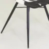 Chaise en peau de vache véritable