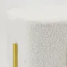 Tabouret carré pied doré Gatsby