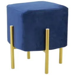 Tabouret carré pied doré Gatsby