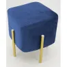 Tabouret carré pied doré Gatsby