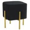 Tabouret carré pied doré Gatsby