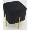 Tabouret carré pied doré Gatsby