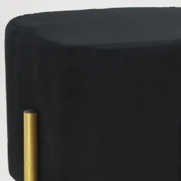 Tabouret carré pied doré Gatsby