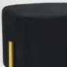 Tabouret carré pied doré Gatsby