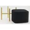 Tabouret carré pied doré Gatsby