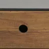 Table de nuit en métal et pin recyclé Rewood