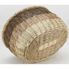 Corbeilles ovales en osier 3 tons (lot de 2)