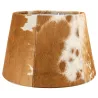 Abat-jour en peau de vache