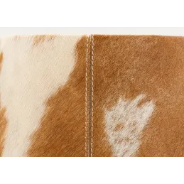 Abat-jour en peau de vache
