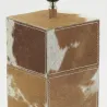 Pied de lampe en peau de vache