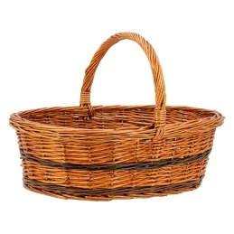Panier Lucette en osier buff