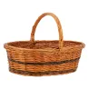 Panier Lucette en osier buff