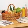 Panier Lucette en osier buff