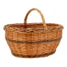 Panier Lucette en osier buff
