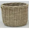 Cache-pots en poelet fendu sable (lot de 2)