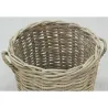 Cache-pots en poelet fendu sable (lot de 2)
